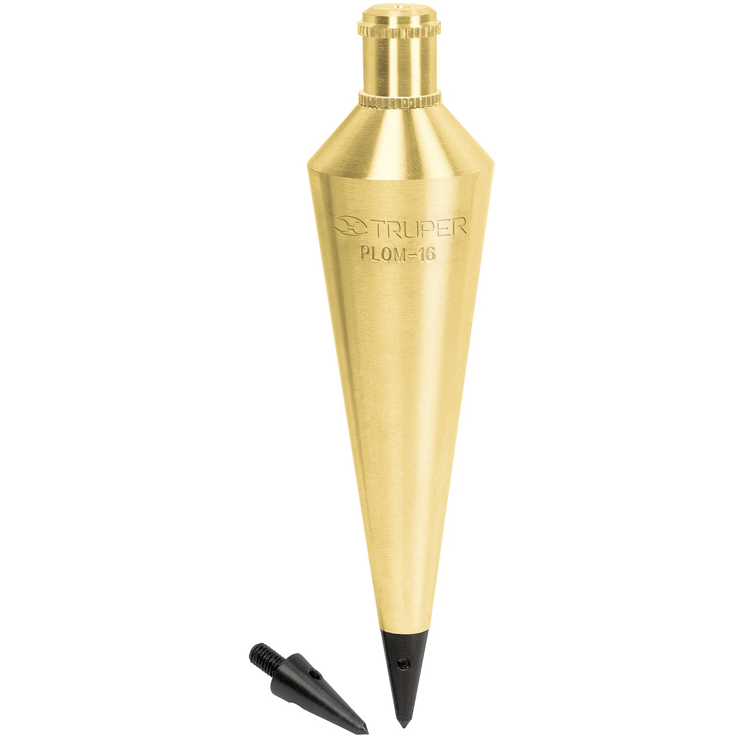 PLOMADA DE BRONCE P/TOPOGRAFO 12 OZ (Truper)
