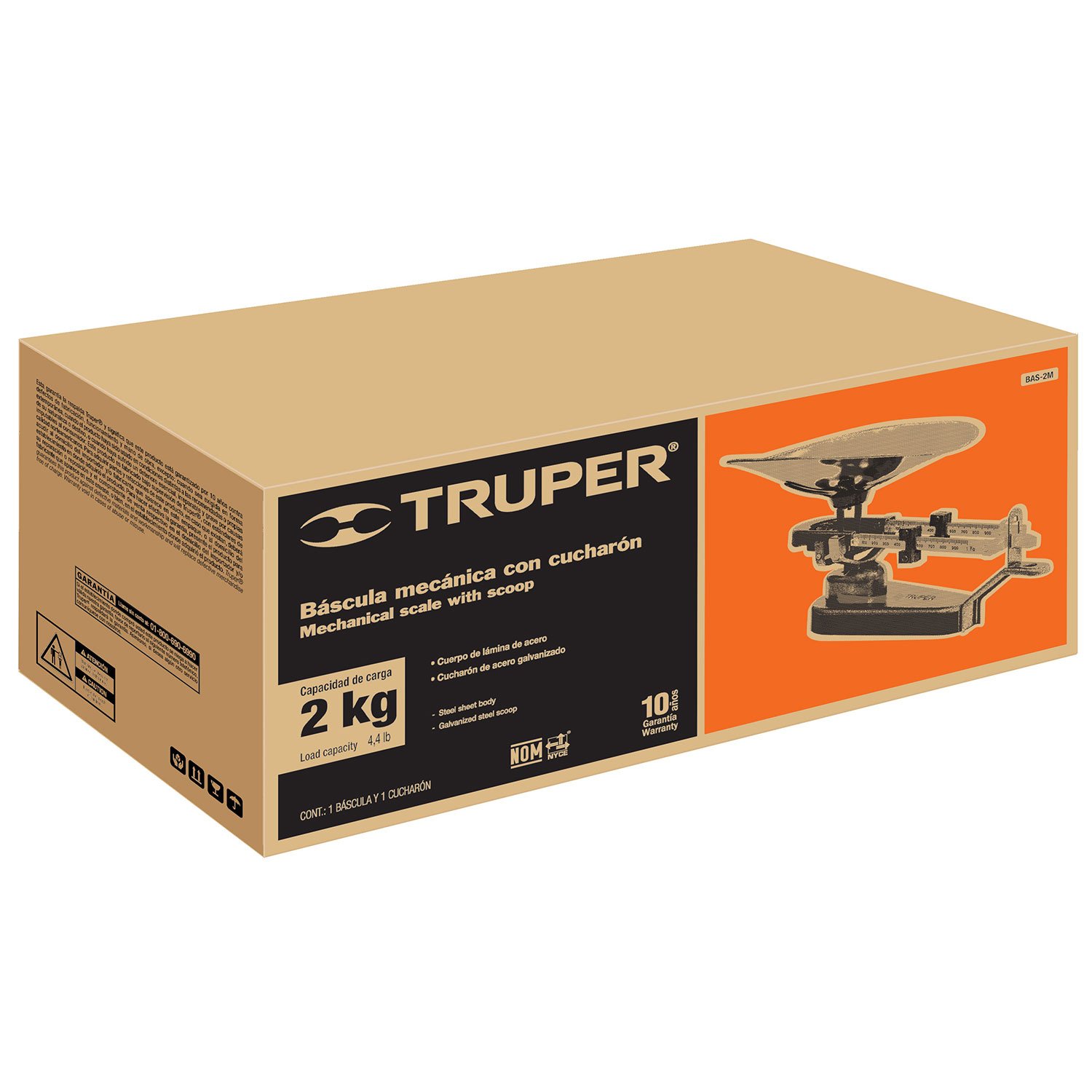 BASCULA MECANICA CON CUCHARON DE 2 KG (Truper)