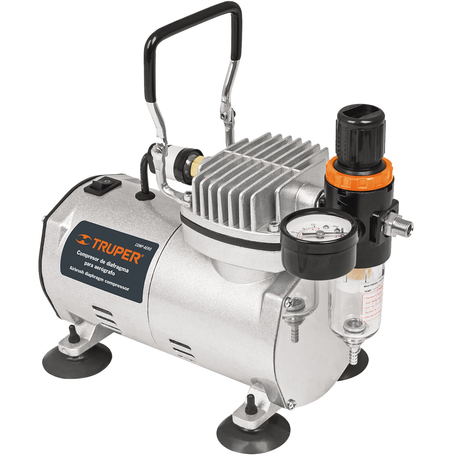 COMPRESOR PARA AEROGRAFO 110 V 60 HZ (Truper)