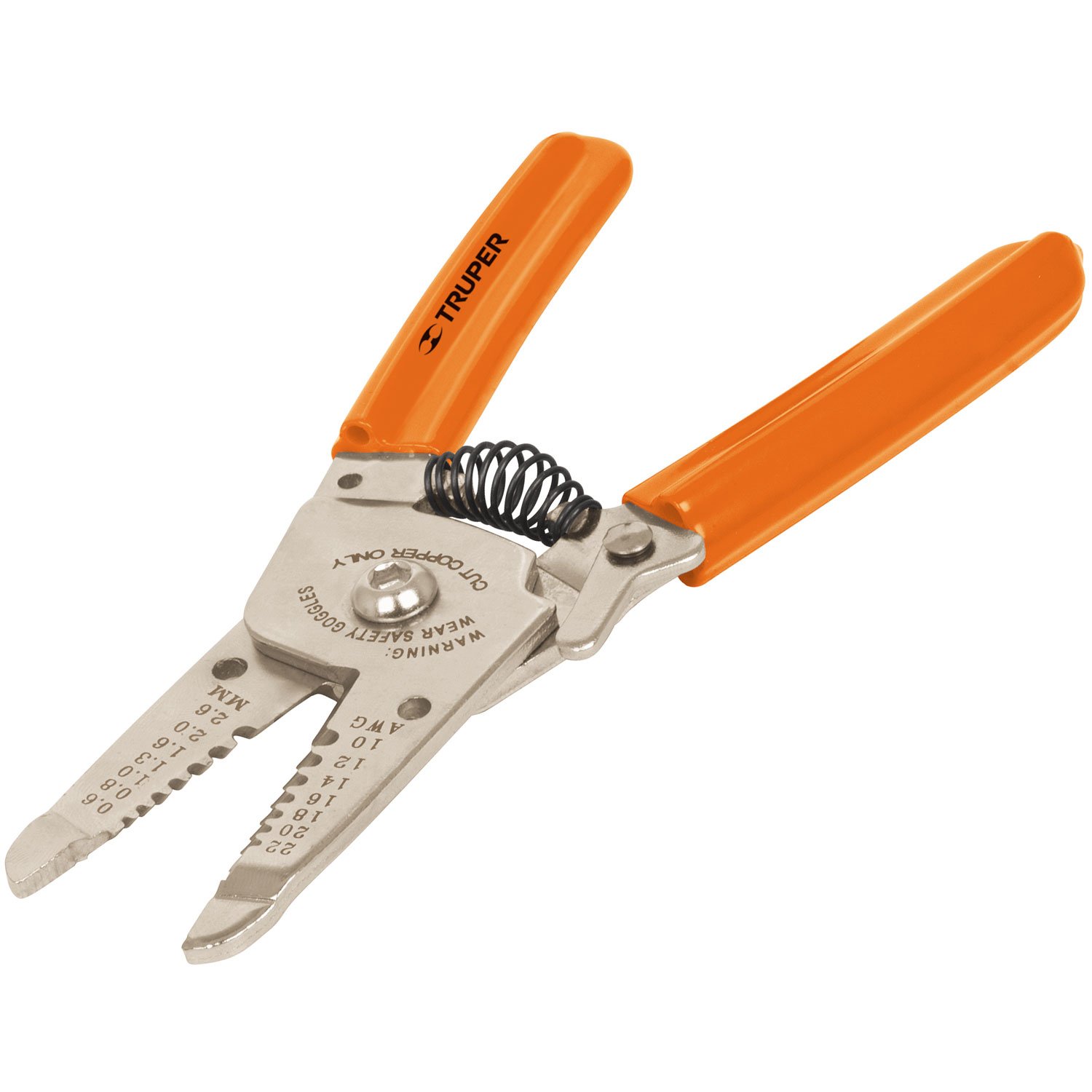 PINZA PELA-CABLE DE 6′ CON RESORTE (Truper)