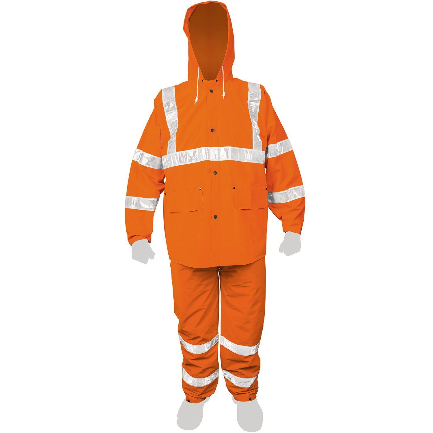 CONJUNTO IMPERMEABLE, NARANJA, TALLA CHICA (Truper)