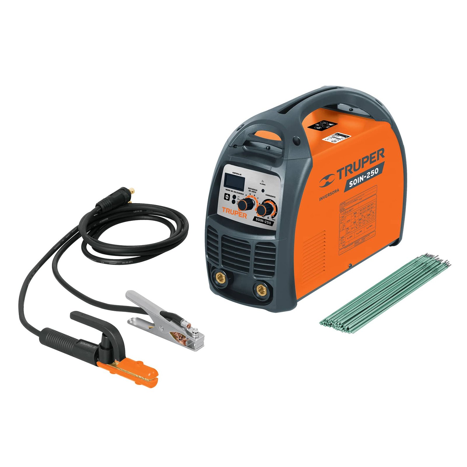 SOLDADORA INVERSORA, 250 AMPS (Truper)
