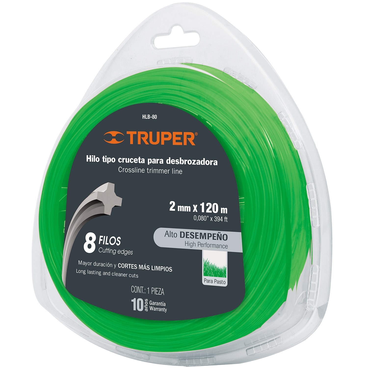 HILO REDONDO .080′-2.0MM X120M BLIST/DOB (Truper)