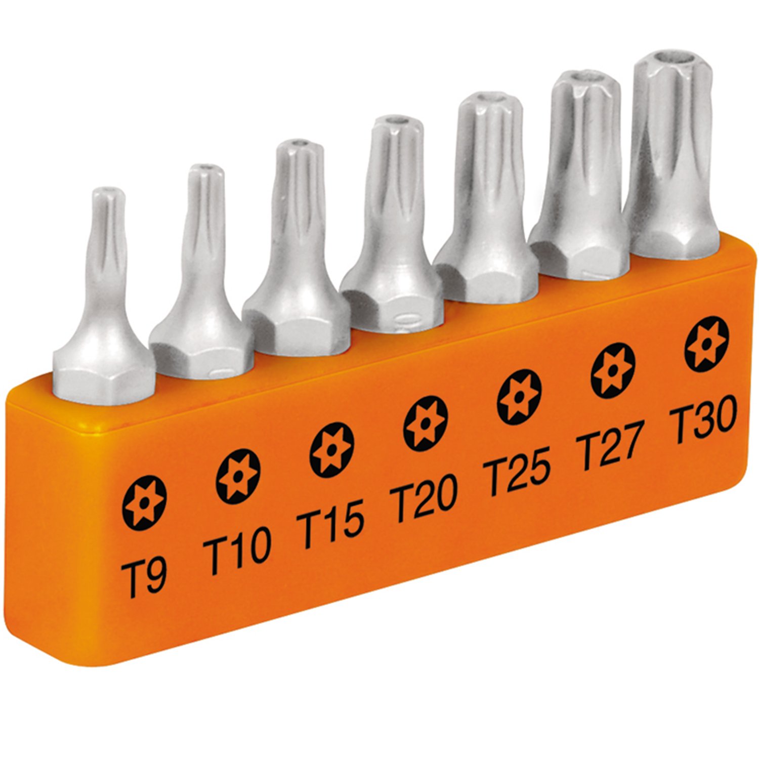 JGO DEPUNTAS TORX DE 1’CON SEGURO 7 PZS (Truper)