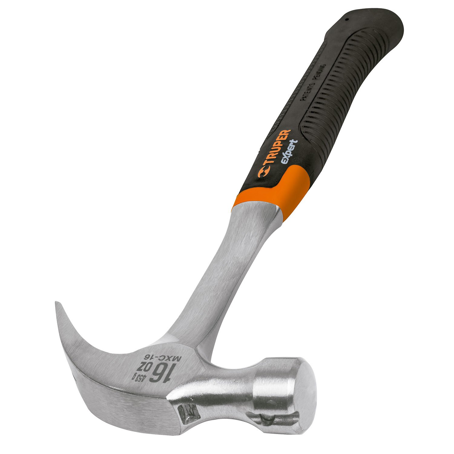 MARTILLO FORJADO, UÑA CURVA, 16 OZ, MANGO DE NEOPR (Truper)