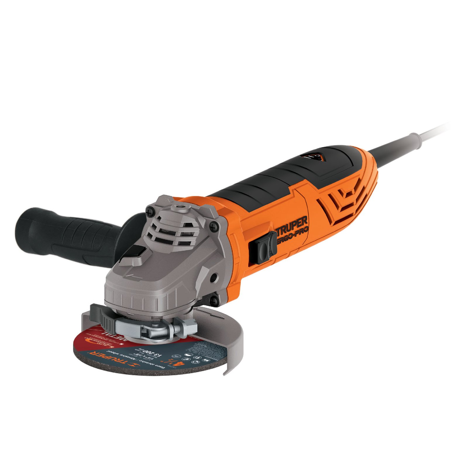 ESMERILADORA ANGULAR 4-1/2′, ERGO PRO, 800 W (Truper)