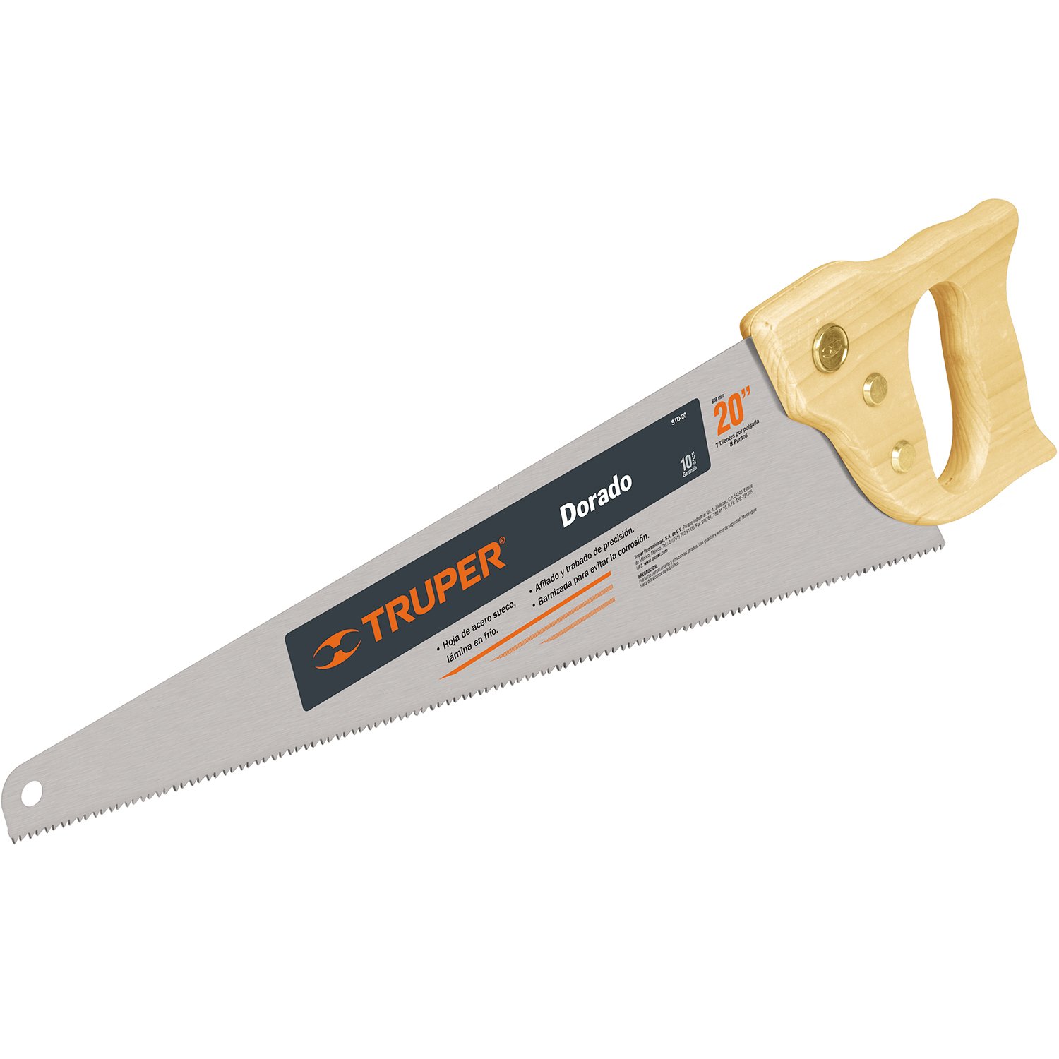 SERROTE P/CARPINTERO 20′ 7DPP DORADO (Truper)