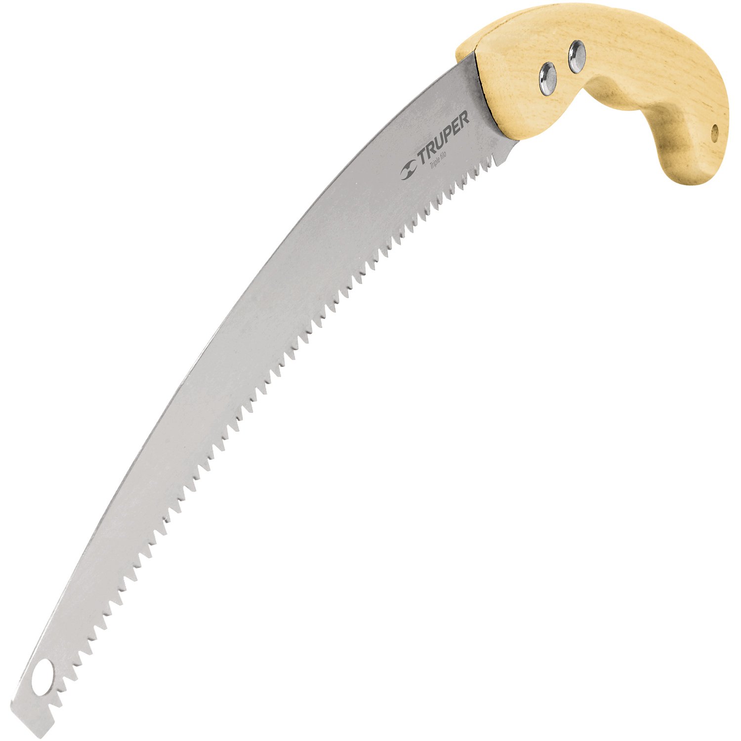 SERRUCHO CURVO P/PODA 14′ TRIPLE TEETH (Truper)