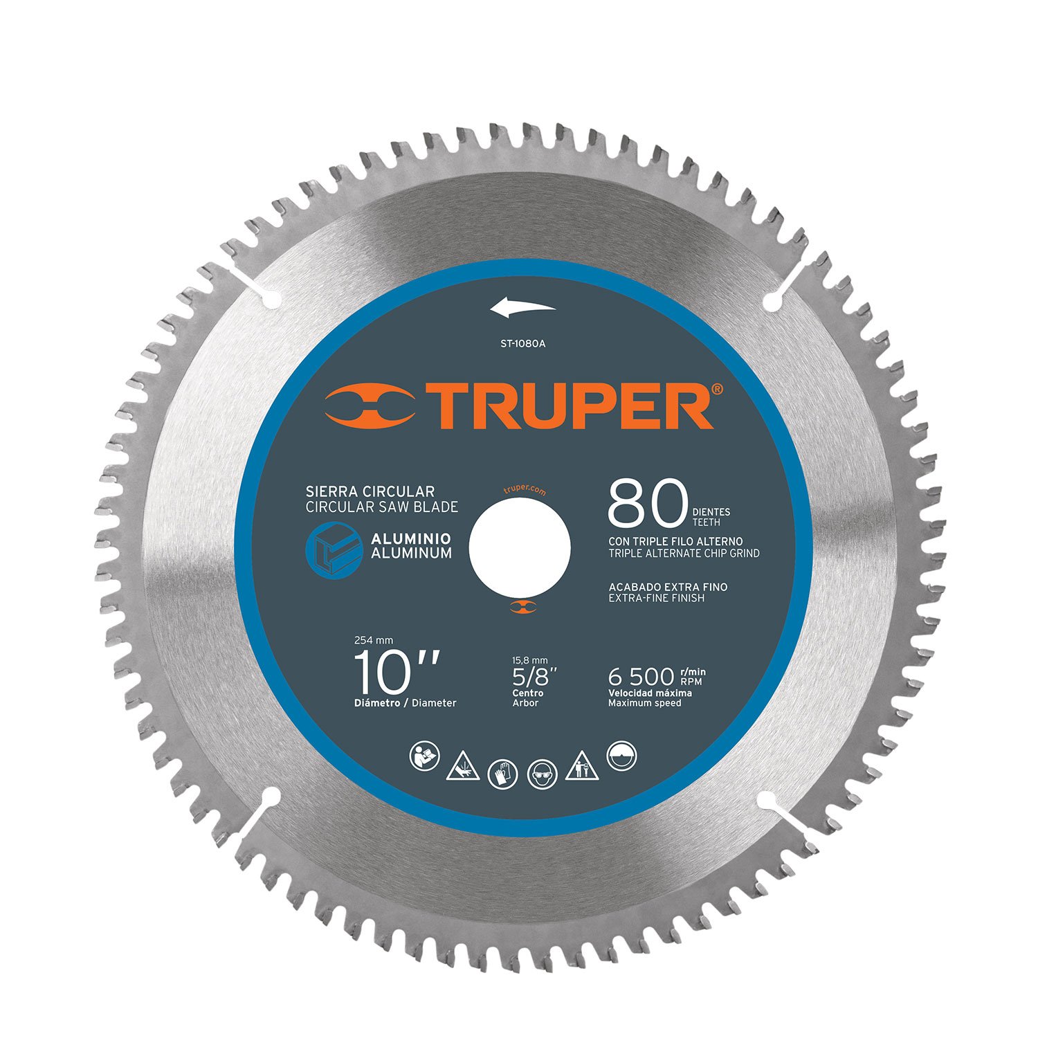 SIERRA P/ALUMIN 100DIENTE/CARBURO 10X5/8 (Truper)