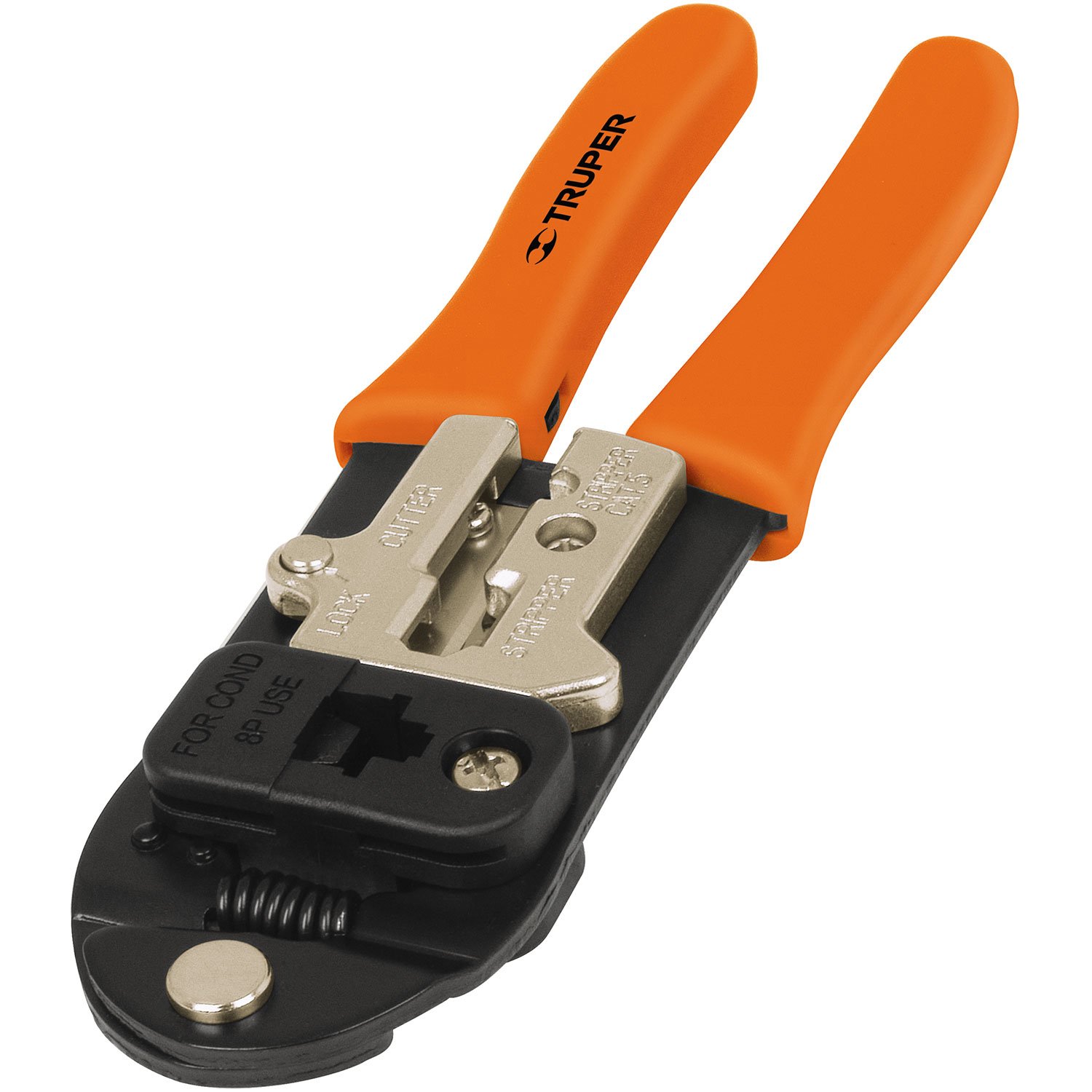PINZA PELACABLES 7-3/4′ TELEFÓNICA,8 PIN (Truper)