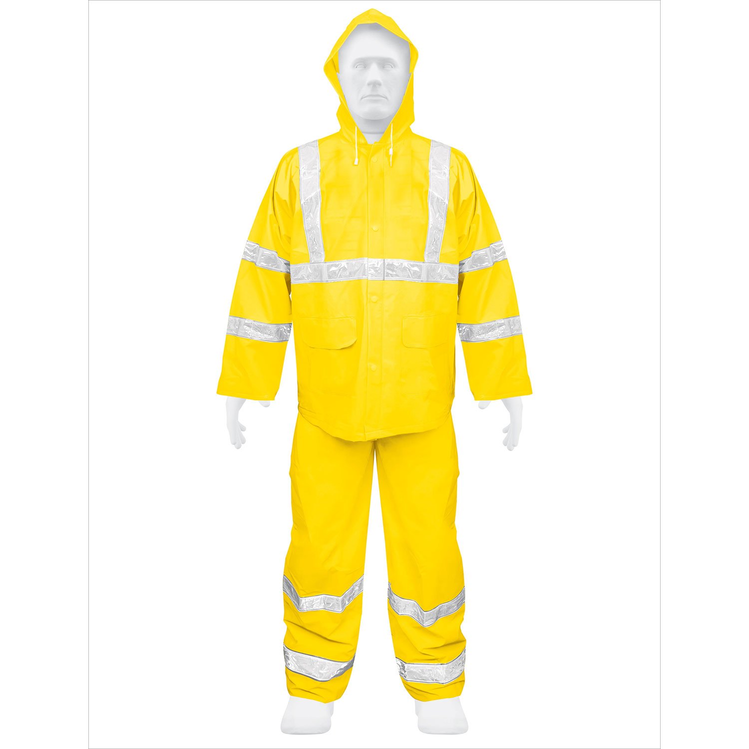 TRAJE PROTECCIÓN C/CINTAS REFLEJANTES,XL (Truper)