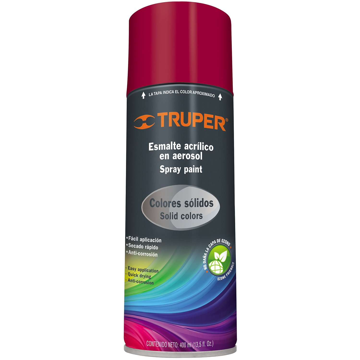 PINTURA EN AEROSOL, ROJO TAXI (Truper)