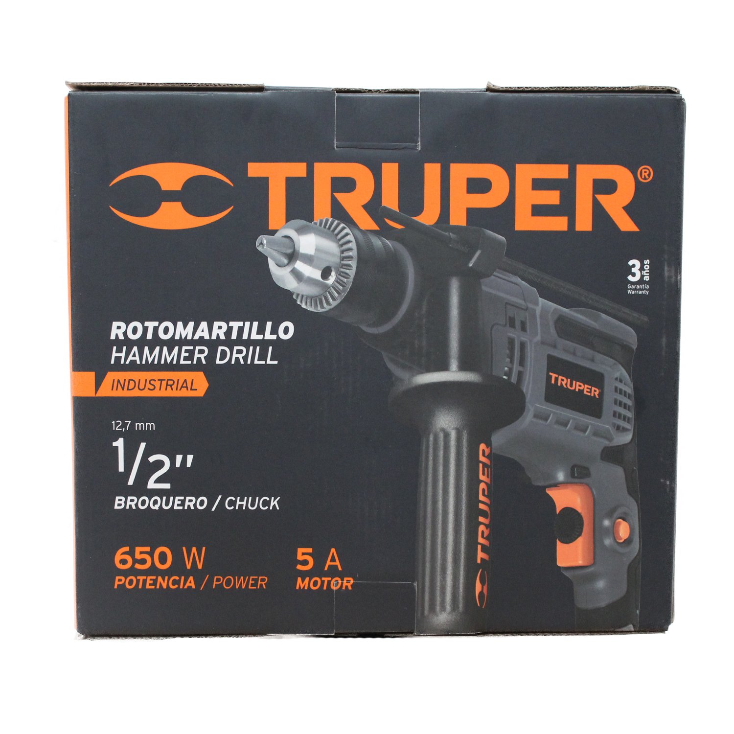 ROTOMARTILLO INDUSTRIAL  1/2′ 650 W (Truper)