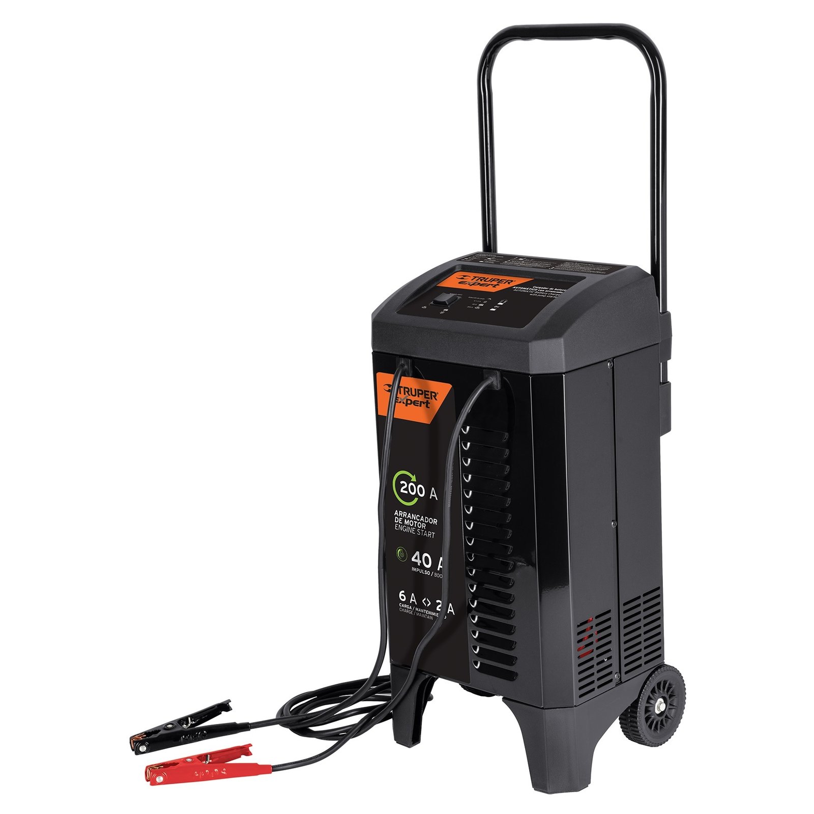 CARGADOR DE BATERÍAS CON RUEDAS 12 V, 200 A, TRUPE (Truper)