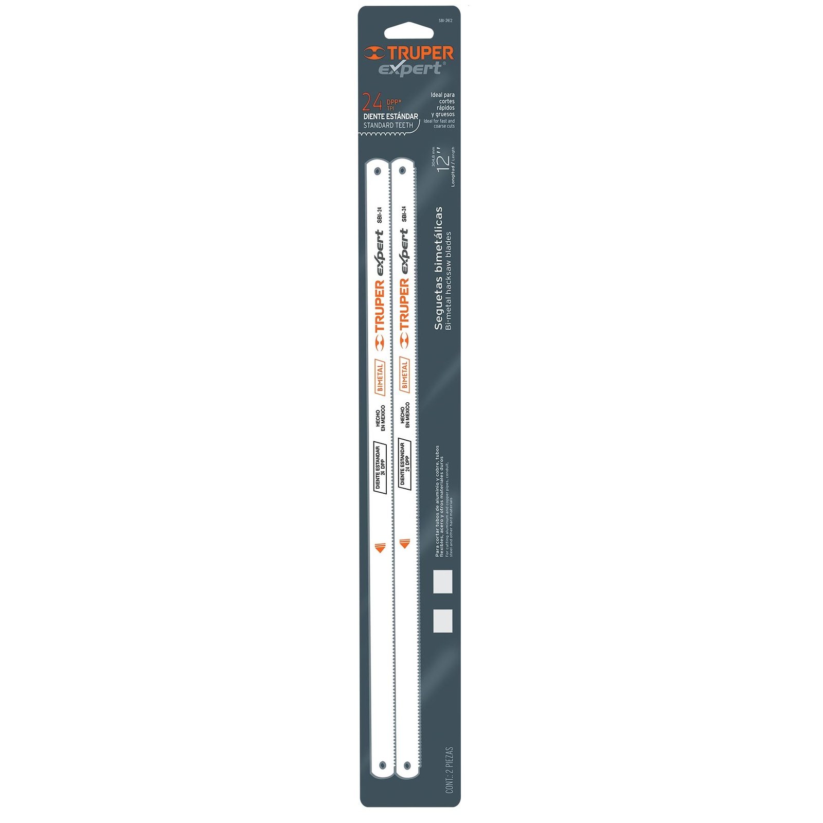SEGUETA BIMETALICA 24 DPP 12′ (Truper)