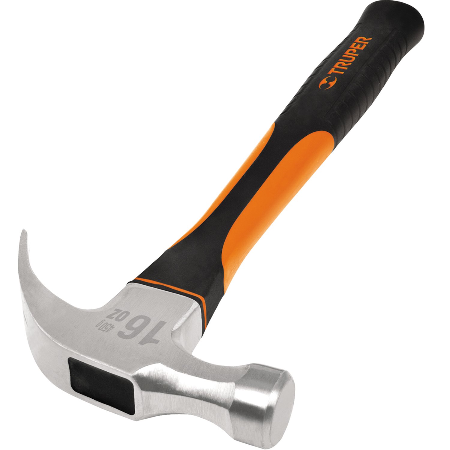 MARTILLO DE UÑA CURVA  MGO/FIBRA 16 OZ* (Truper)