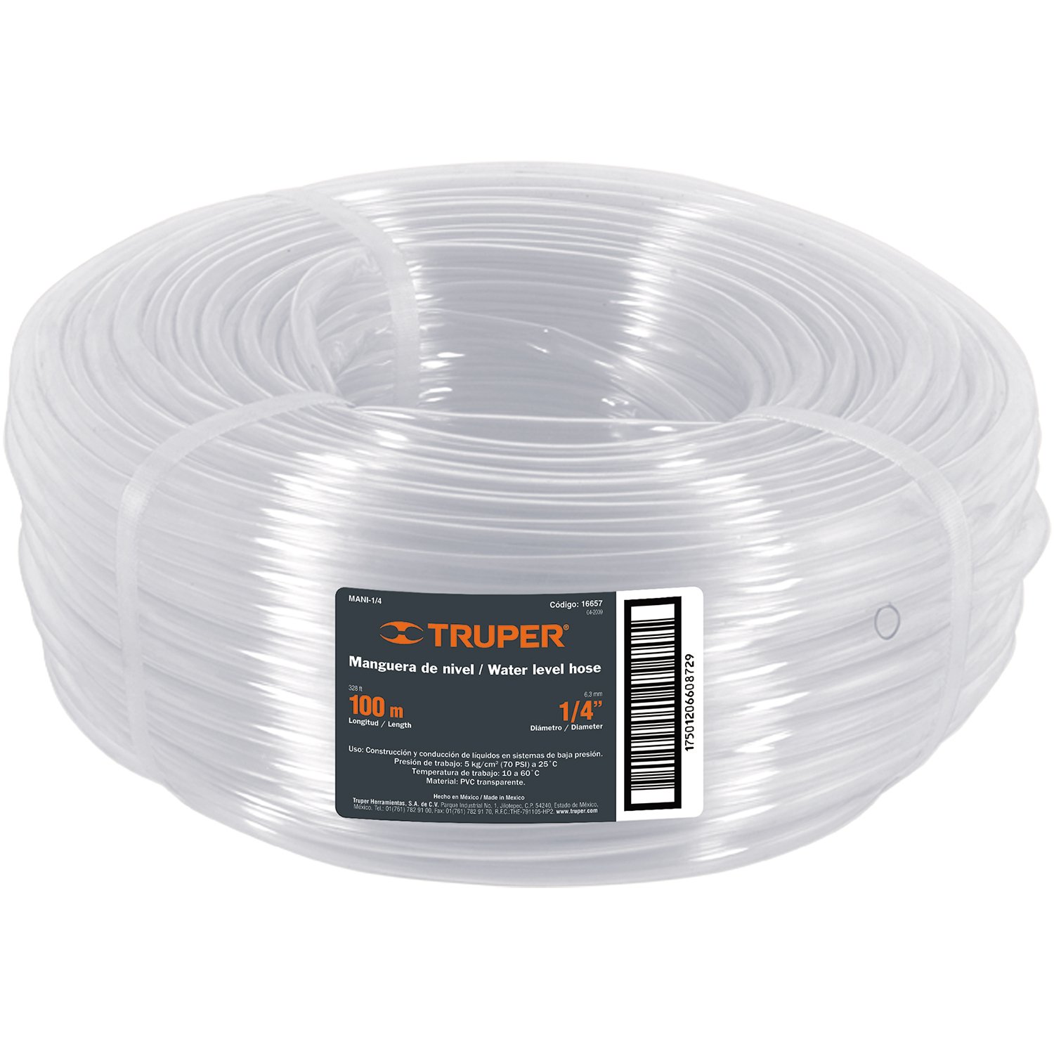 MANGUERA 5/16′ DE NIVEL (Truper)