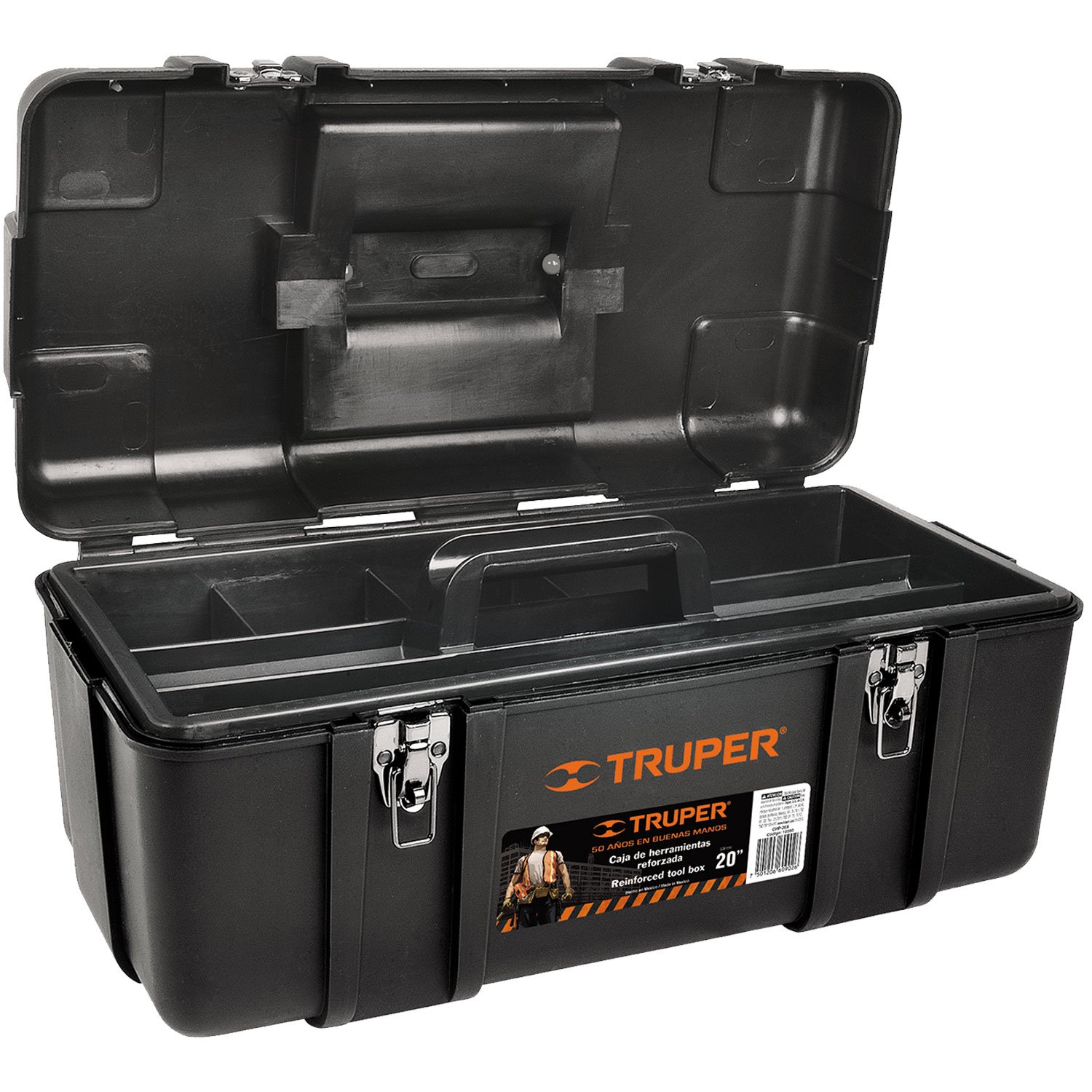 CAJA PARA HERRAMIENTA, PLÁSTICA DE 26′,INDUSTRIAL (Truper)