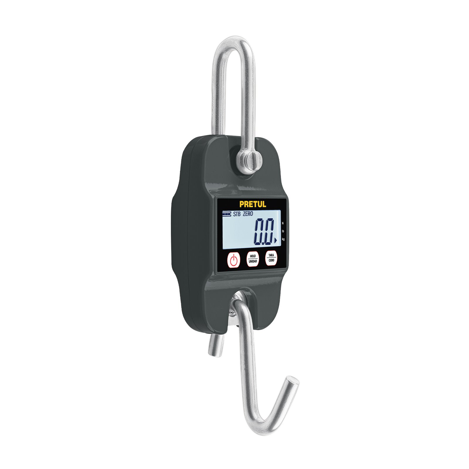 BÁSCULA ELECTRÓNICA COLGANTE, 300 KG, DE PILAS, PR (Truper)