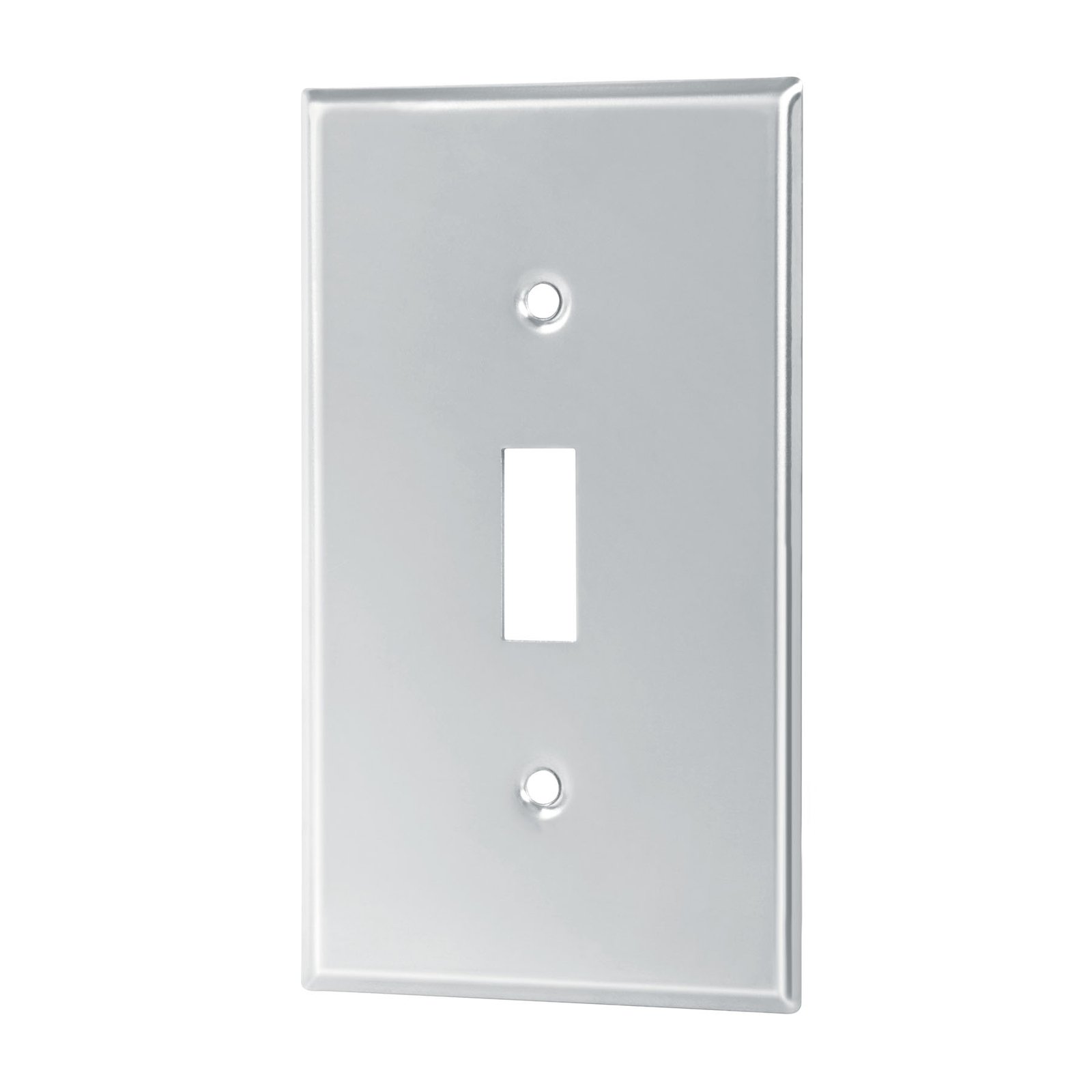 PLACA DE ACERO INOX. PARA INTERRUPTOR VERTICAL, ST (Truper)