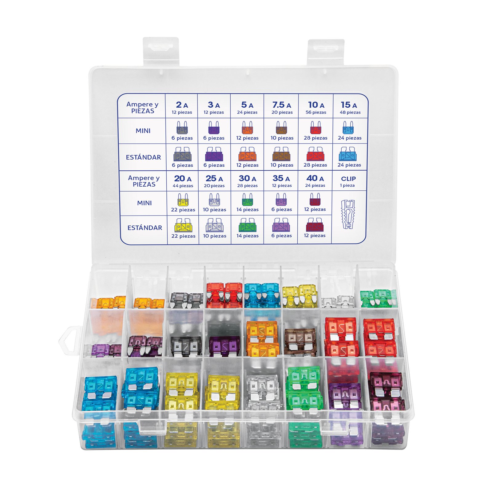 JUEGO DE FUSIBLES AUTOMOTRICES ESTÁNDAR Y MINI, 30 (Truper)