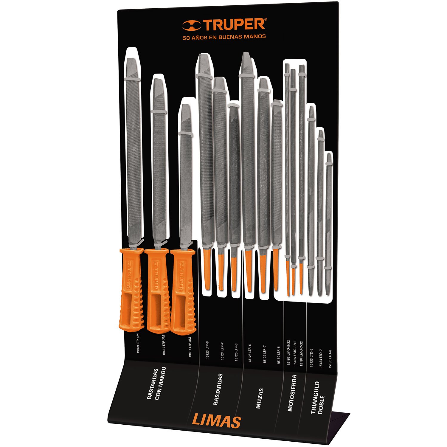 EXHIBIDOR CON LIMAS (Truper)