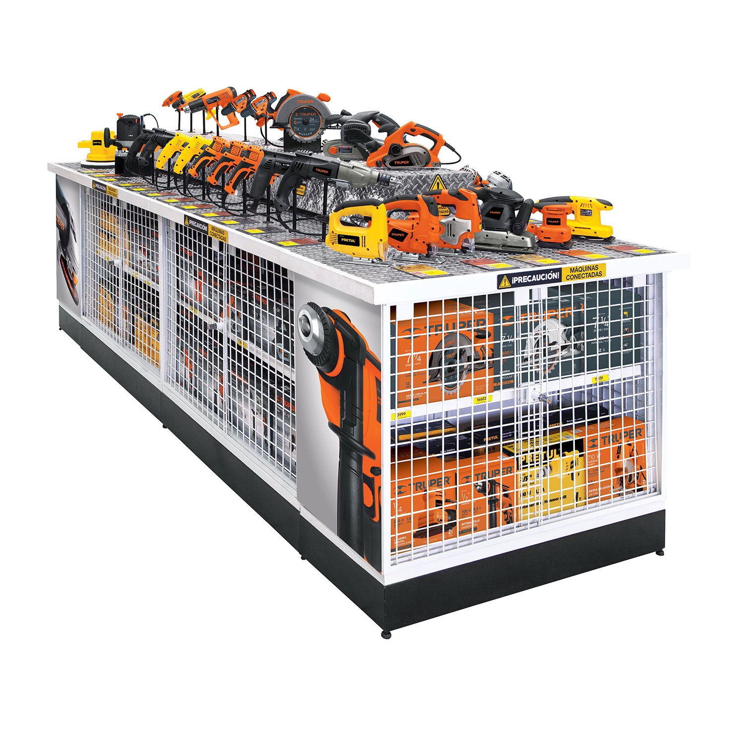 SUPER EXHIBIDOR CON HTA. ELECTRICA #2 (Truper)