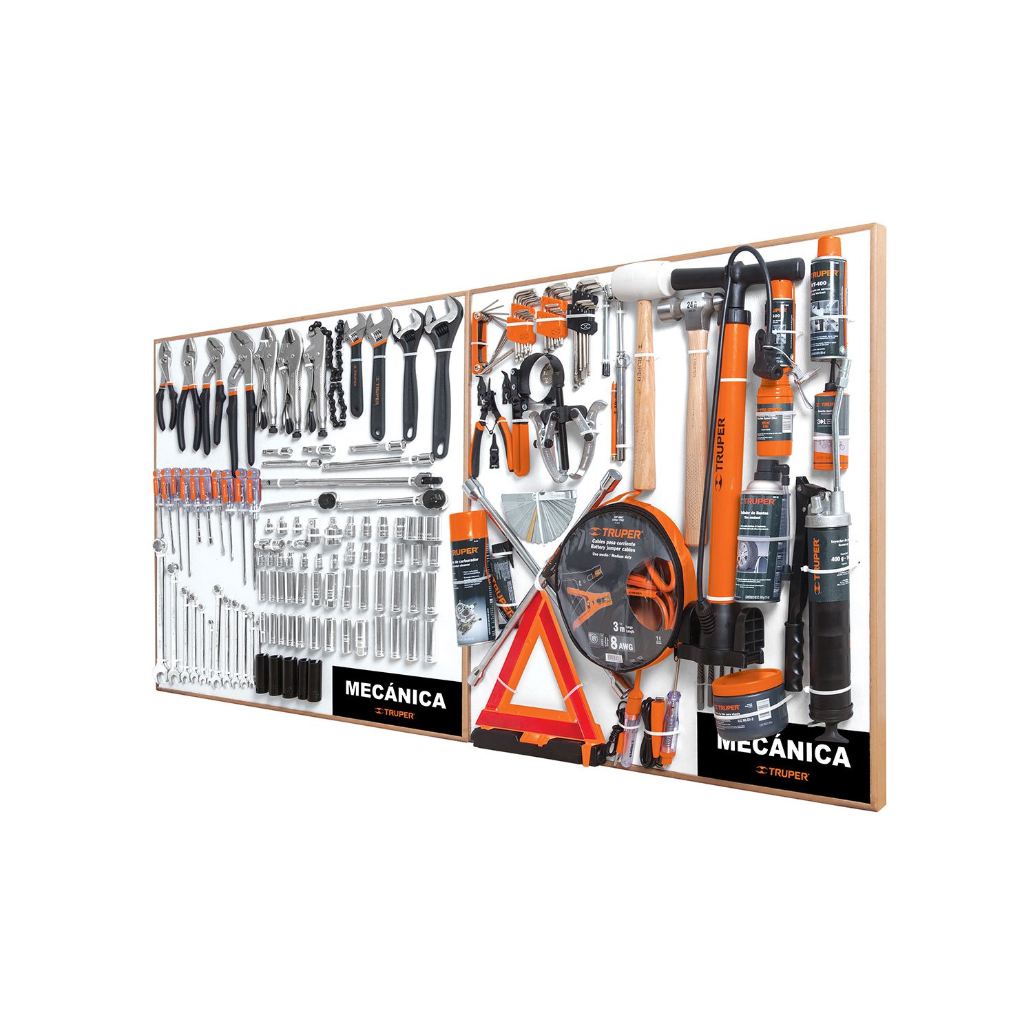 EXHIBIDOR MECANICA, 80 X 80, 2 SECCIONES (Truper)