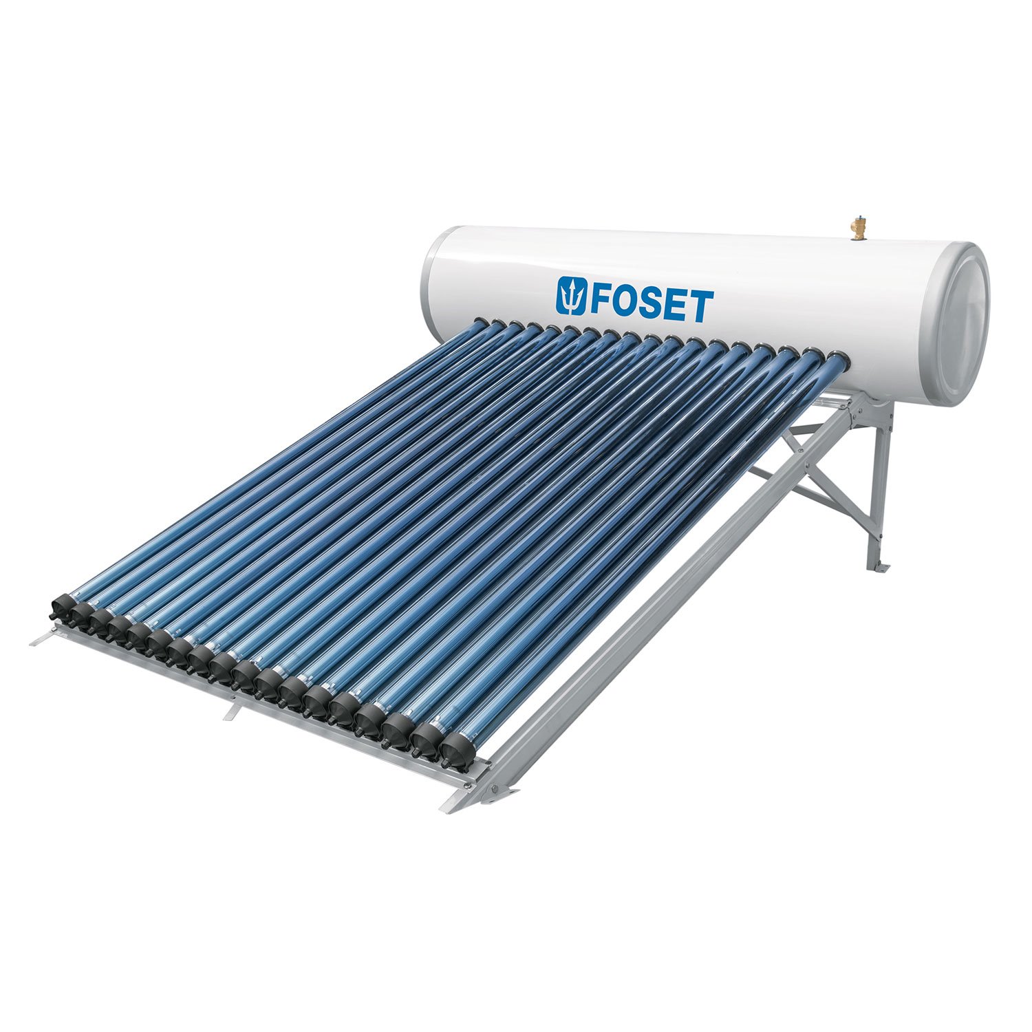 EXHIBIDOR CON MAQUETA DE CALENTADOR DE AGUA SOLAR (Truper)