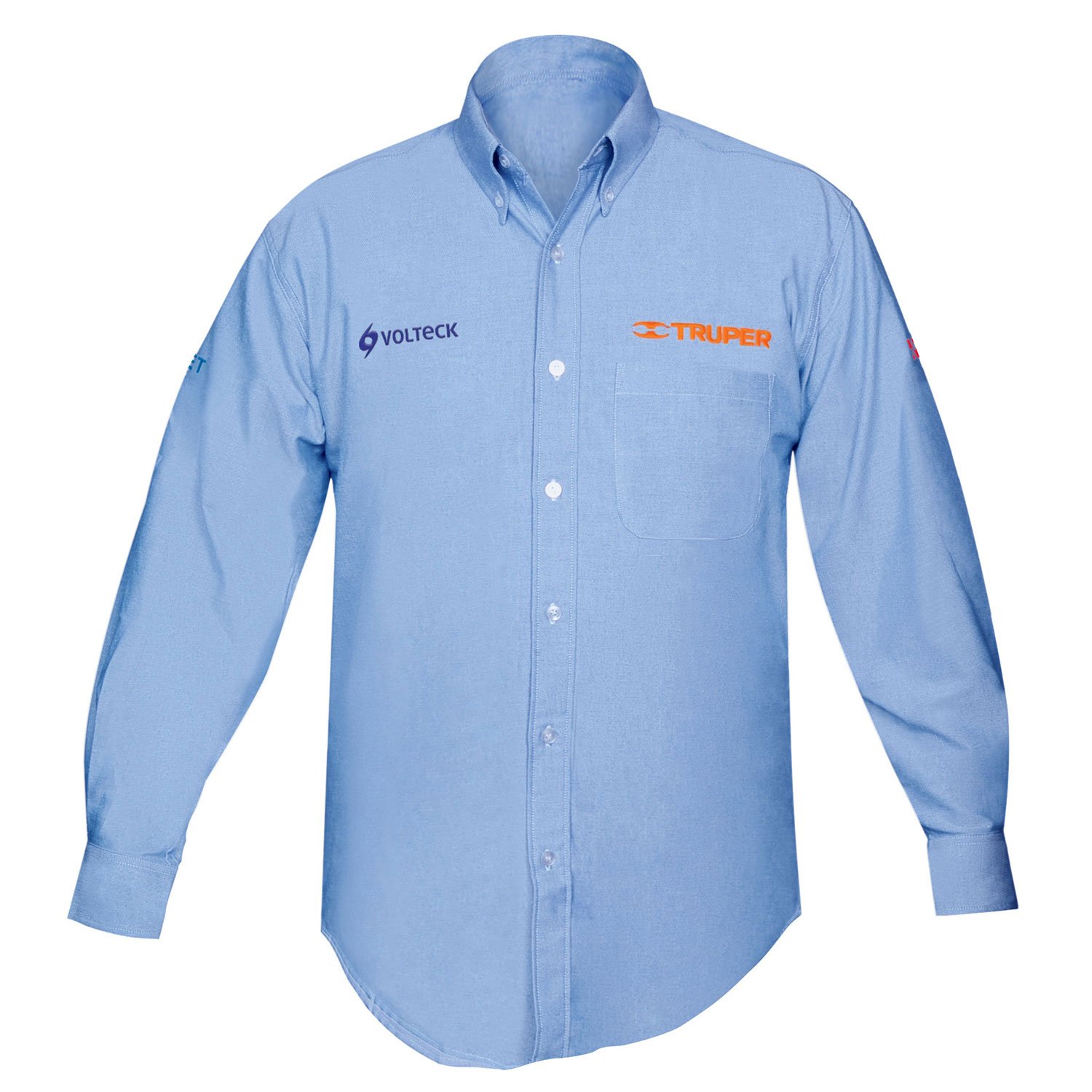 CAMISA AZUL DE MANGA LARGA TALLA M (Truper)