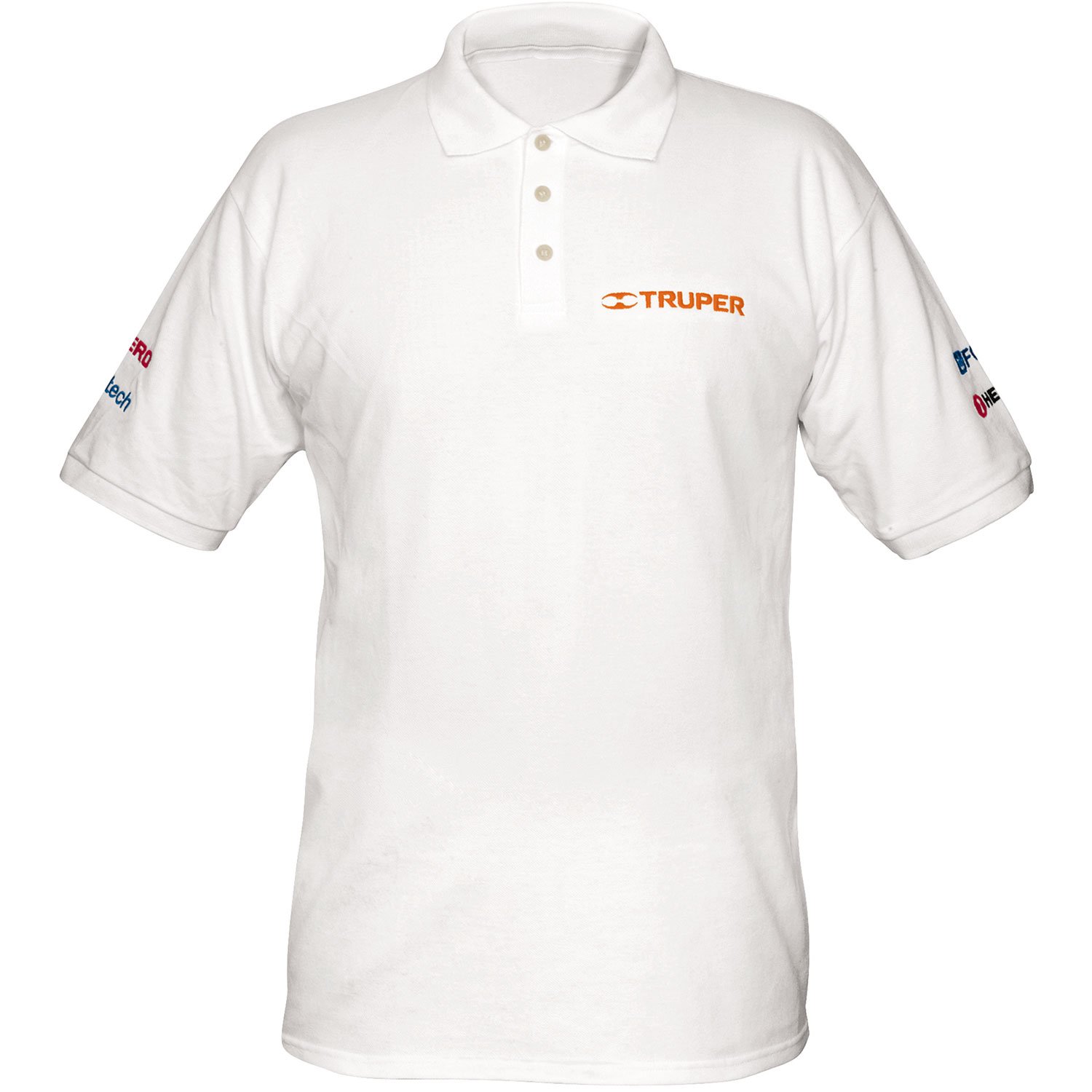 PLAYERA TIPO POLO, BLANCA, TALLA G (Truper)