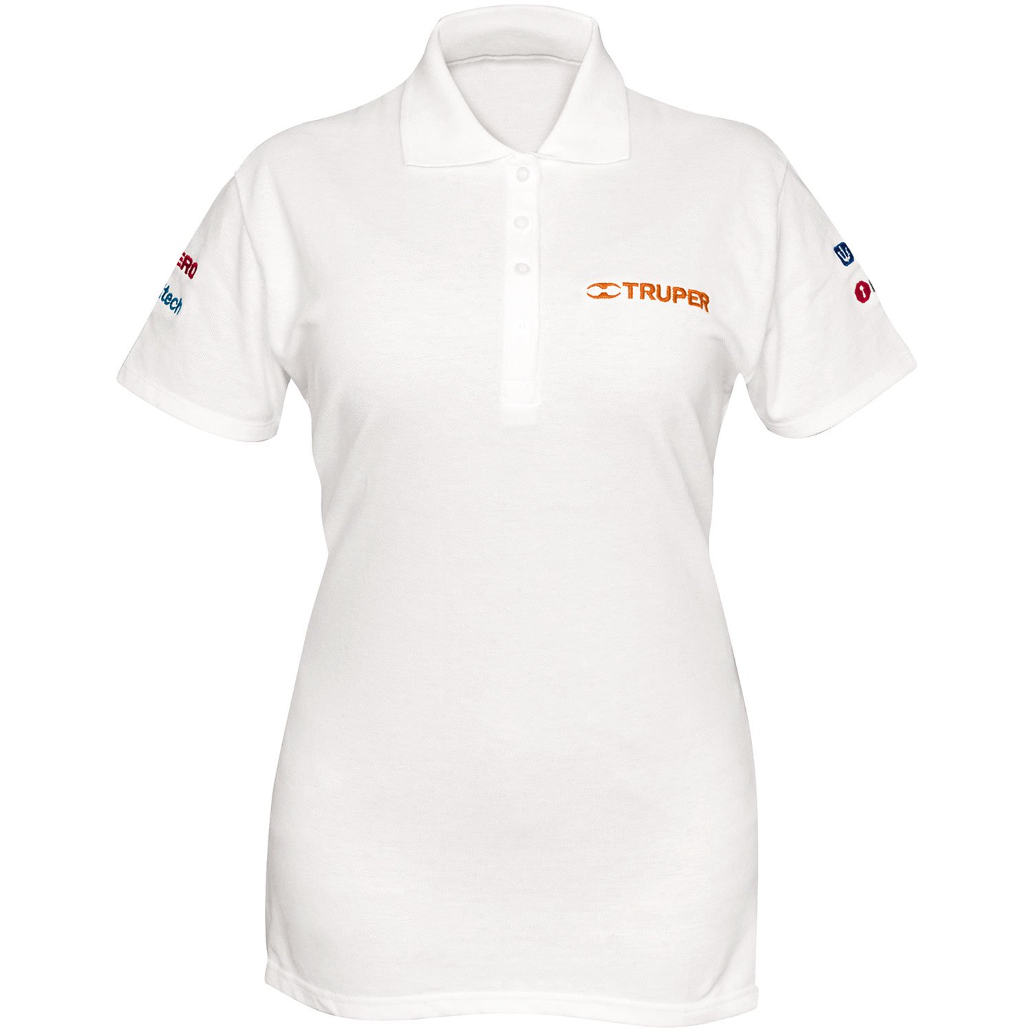 PLAYERA POLO, BLANCA, PARA DAMA, CH (Truper)