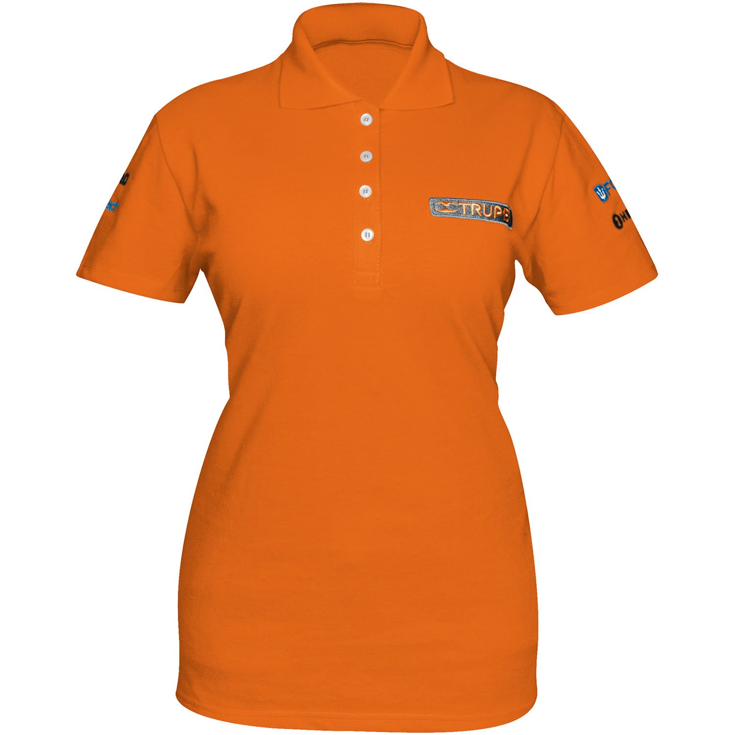 PLAYERA POLO, NARANJA, PARA DAMA, MED (Truper)