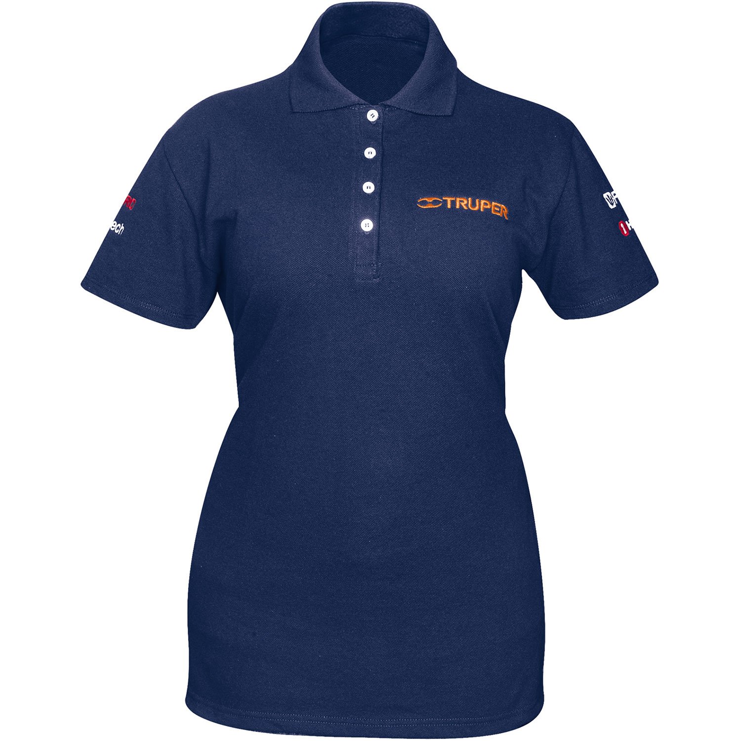 PLAYERA POLO, AZUL, PARA DAMA, G (Truper)