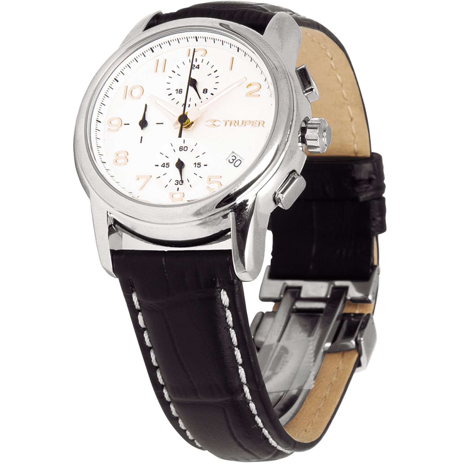 RELOJ PARA DAMA, CORREA DE PIEL (Truper)