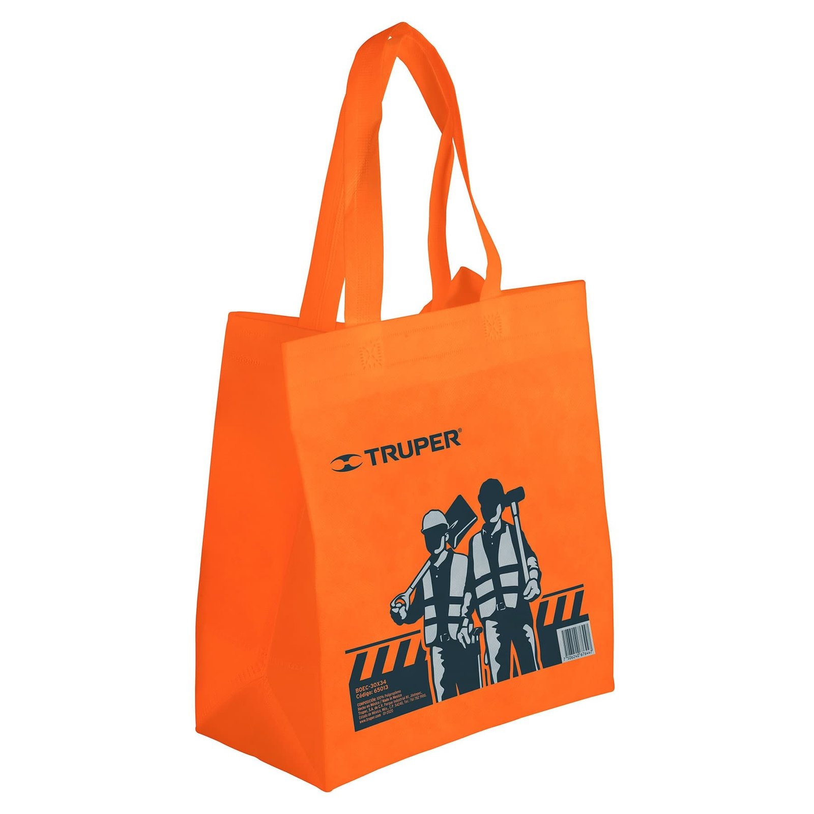 BOLSA ECOLÓGICA NARANJA, 30 X 34 CM (Truper)