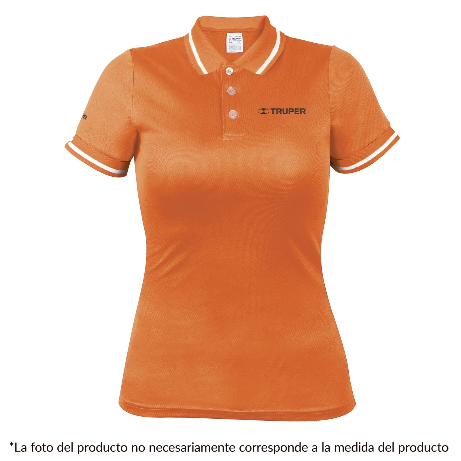 PLAYERA TIPO POLO, DRY FIT, NARANJA, PARA DAMA, TA (Truper)